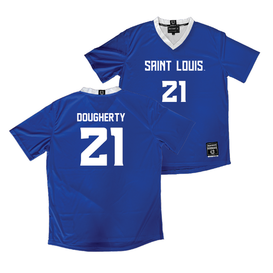 Saint Louis Men's Soccer Royal Jersey - Cole Dougherty