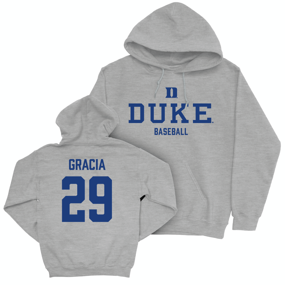 Duke Men's Basketball Sport Grey Staple Hoodie - AJ Gracia Small