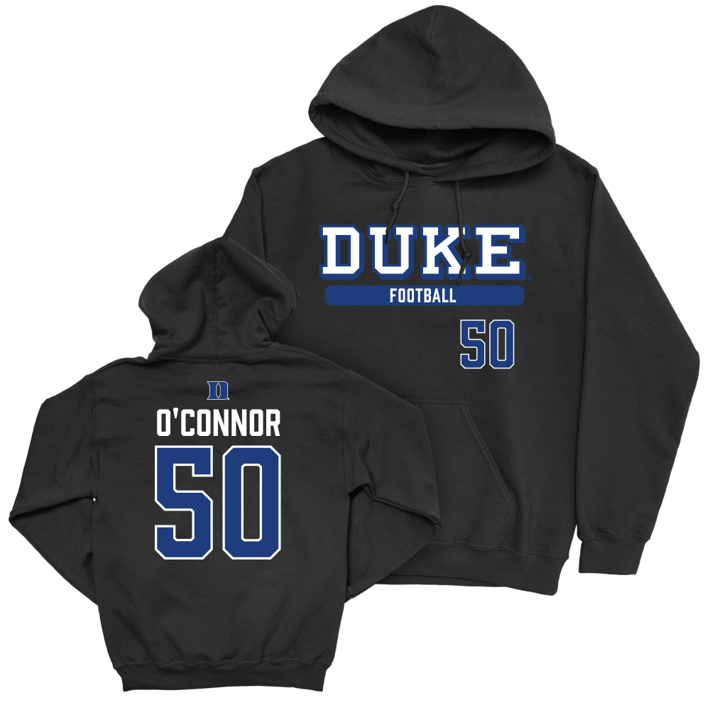 Duke Men's Basketball Black Classic Hoodie - Kevin O'Connor Small