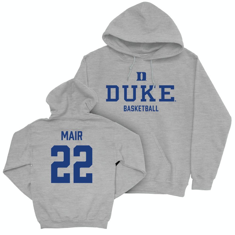 Duke Men's Basketball Sport Grey Staple Hoodie - Taina Mair Small