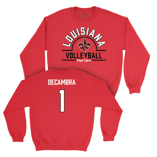 Louisiana Women's Volleyball Red Arch Crew  - Siena DeCambra