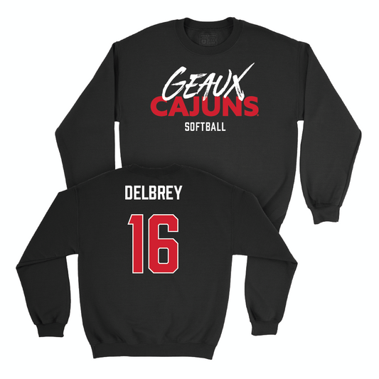 Louisiana Softball Black Geaux Crew  - Lexie Delbrey