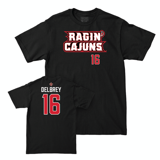 Louisiana Softball Black Ragin' Cajuns Tee  - Lexie Delbrey