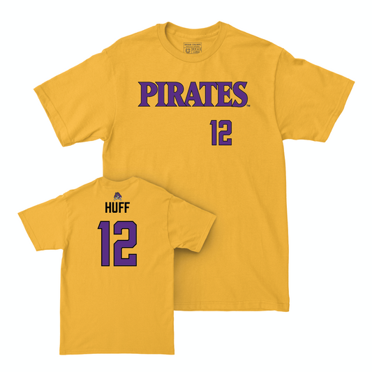 East Carolina Women's Volleyball Gold Pirates Tee - Aulie Huff Small