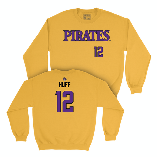 East Carolina Women's Volleyball Gold Pirates Crew - Aulie Huff Small