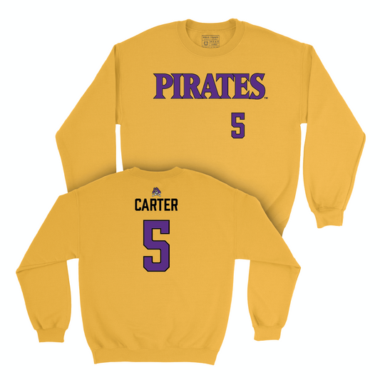 East Carolina Baseball Gold Pirates Crew - Bristol Carter Small