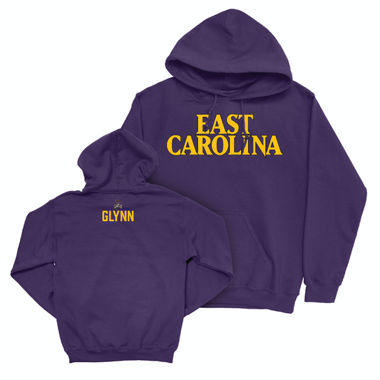 East Carolina Cheerleading Purple Sideline Hoodie - Kaitlyn Glynn Small