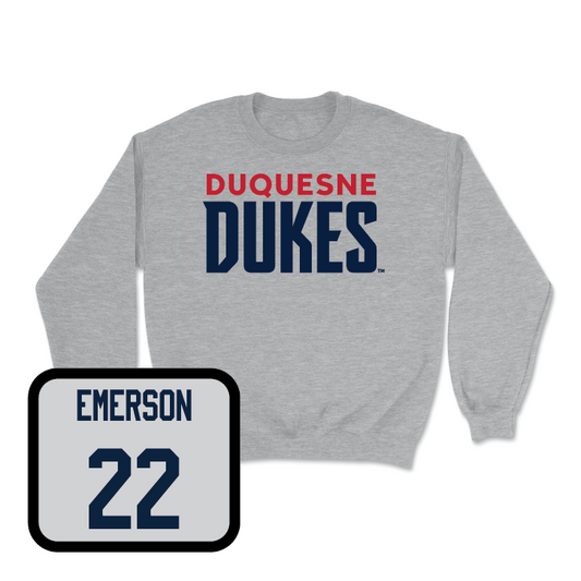 Duquesne Women's Lacrosse Sport Grey Lock Crew  - Gracie Emerson