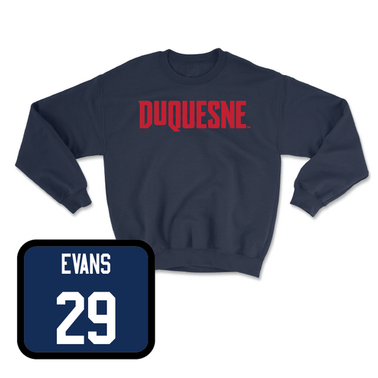 Duquesne Women's Lacrosse Navy Duquesne Crew  - Ali Evans