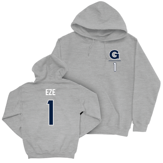 Georgetown Baseball Sport Grey Logo Hoodie  - Michael Eze