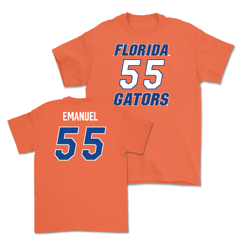 Florida Football Sideline Orange Tee - Charles Emanuel