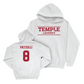 Temple Women's Lacrosse White Classic Hoodie  - Jenna Facciolli