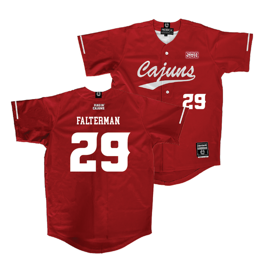 Louisiana Softball Vintage Red Jersey - Kayla Falterman | #29