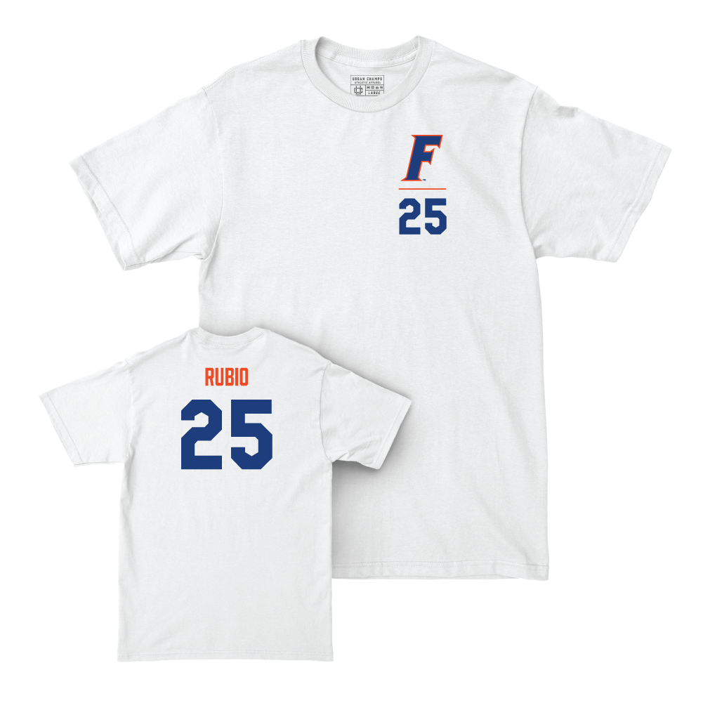 Florida Football White Logo Comfort Colors Tee - Anthony Rubio Small