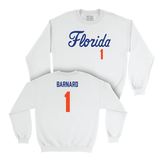 Florida Softball White Script Crew - Brooke Barnard Small
