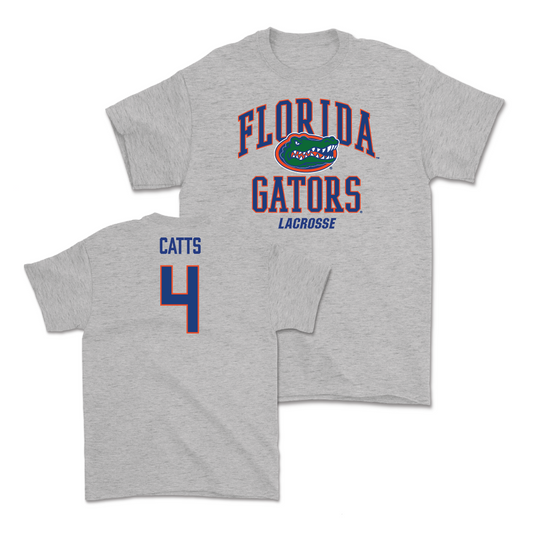 Florida Women's Lacrosse Sport Grey Arch Tee - Brie Catts Small
