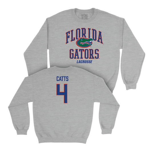 Florida Women's Lacrosse Sport Grey Arch Crew - Brie Catts Small