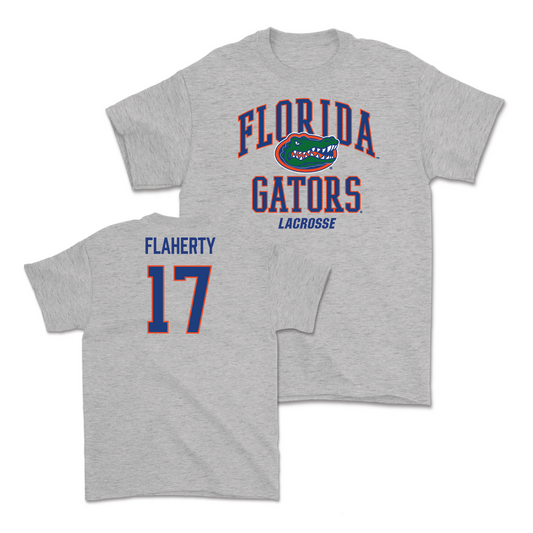 Florida Women's Lacrosse Sport Grey Arch Tee - Catherine Flaherty Small