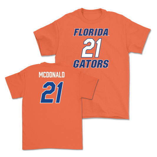 Florida Baseball Sideline Orange Tee - Caden McDonald Small