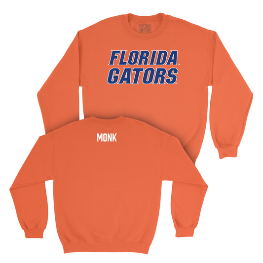 Florida Men's Track & Field Sideline Orange Crew - Caden Monk Small