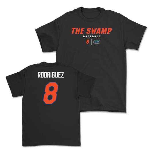 Florida Baseball Black Swamp Tee - Christian Rodriguez Small