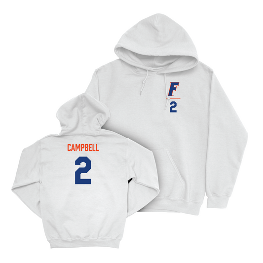 Florida Women's Soccer White Logo Hoodie - Elyse Campbell Small