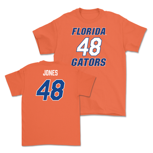 Florida Baseball Sideline Orange Tee - Hunter Jones Small