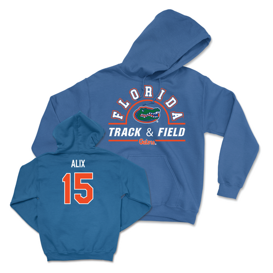 Florida Women's Track & Field Royal Classic Hoodie - India Alix Small