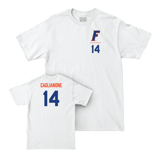 Florida Baseball White Logo Comfort Colors Tee - Jac Caglianone Small