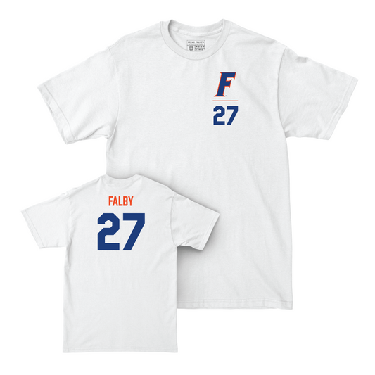 Florida Softball White Logo Comfort Colors Tee - Kendra Falby Small