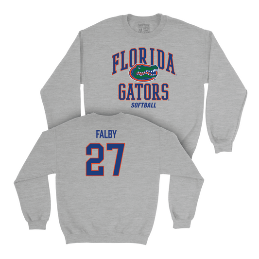 Florida Softball Sport Grey Arch Crew - Kendra Falby Small