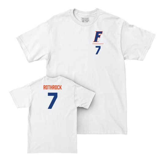 Florida Softball White Logo Comfort Colors Tee - Keagan Rothrock Small