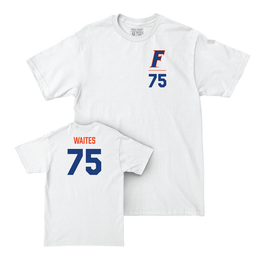 Florida Football White Logo Comfort Colors Tee - Kamryn Waites Small