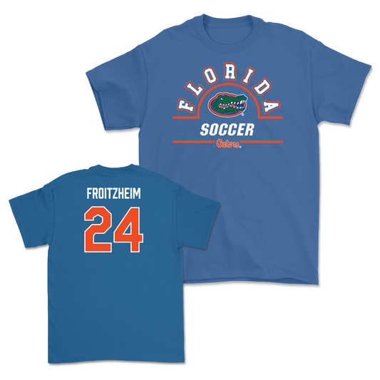 Florida Women's Soccer Royal Classic Tee - Lucy Froitzheim Small