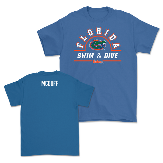 Florida Men's Swim & Dive Royal Classic Tee - Macguire McDuff Small