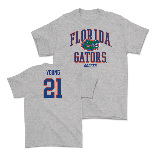 Florida Women's Soccer Sport Grey Arch Tee - Madison Young Small