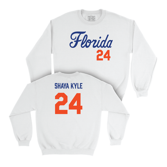 Florida Women's Basketball White Script Crew - Ra Shaya Kyle Small