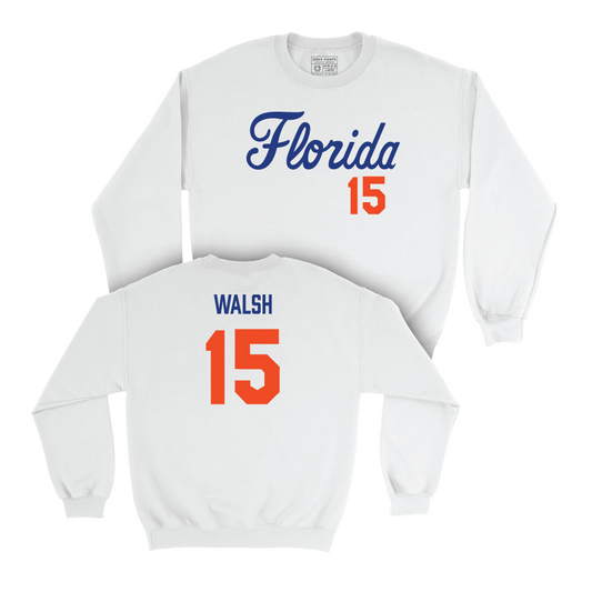 Florida Softball White Script Crew - Reagan Walsh Small