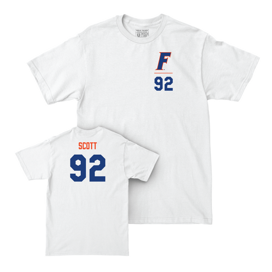 Florida Football White Logo Comfort Colors Tee - Sebastian Scott Small
