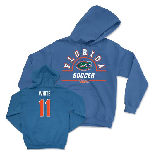 Florida Women's Soccer Royal Classic Hoodie - Sophie White Small