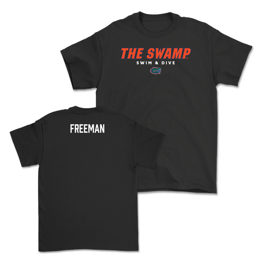 Florida Men's Swim & Dive Black Swamp Tee - Trey Freeman Small