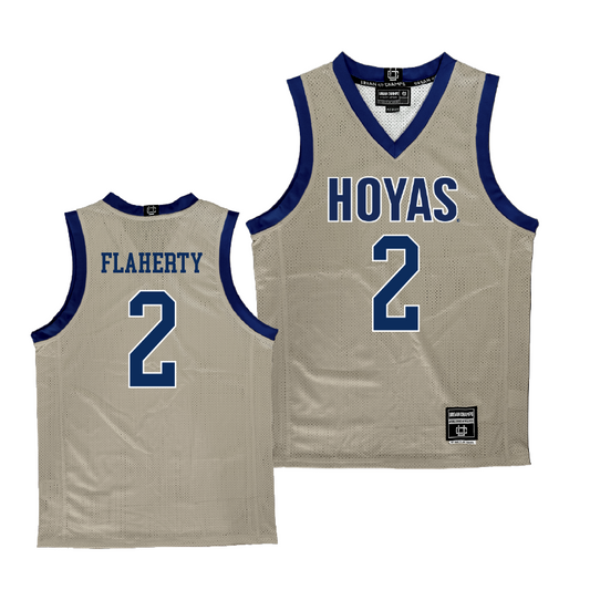 Georgetown Women's Basketball Grey Jersey - Teaghan Flaherty
