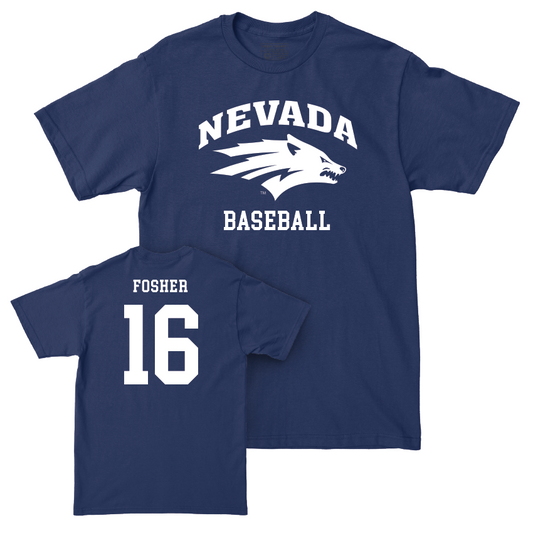 Nevada Baseball Navy Staple Tee  - Peyton Fosher