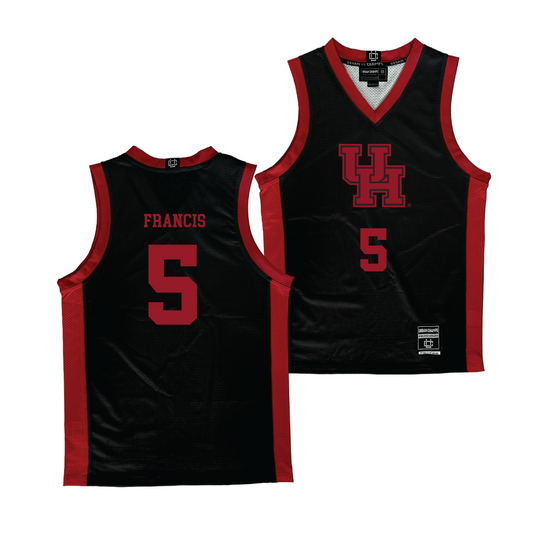 Houston Men's Basketball Black Jersey - Ja'vier Francis | #5