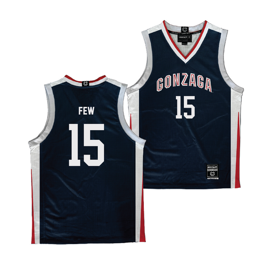 Gonzaga Men's Basketball Navy Jersey - Joe Few | #15