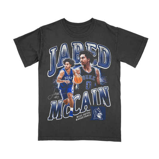 EXCLUSIVE DROP: Jared McCain - Comfort Colors Oversized Print Streetwear Tee in Pepper