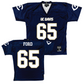 UC Davis Football Navy Jersey - Jordan Ford | #65
