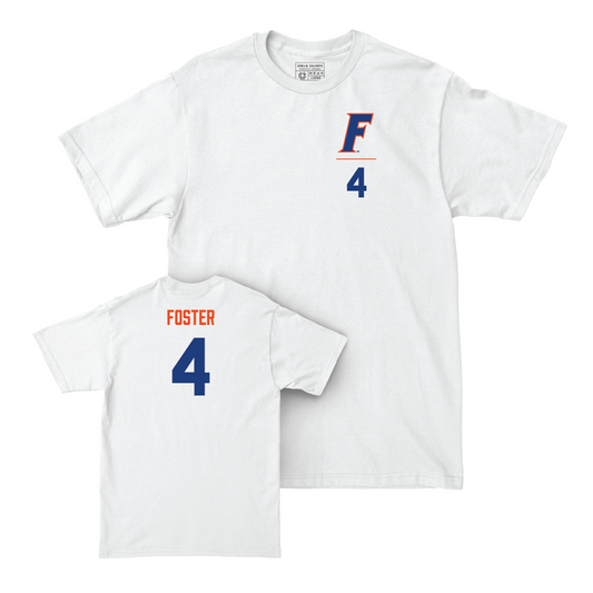 Florida Football White Logo Comfort Colors Tee  - Teddy Foster