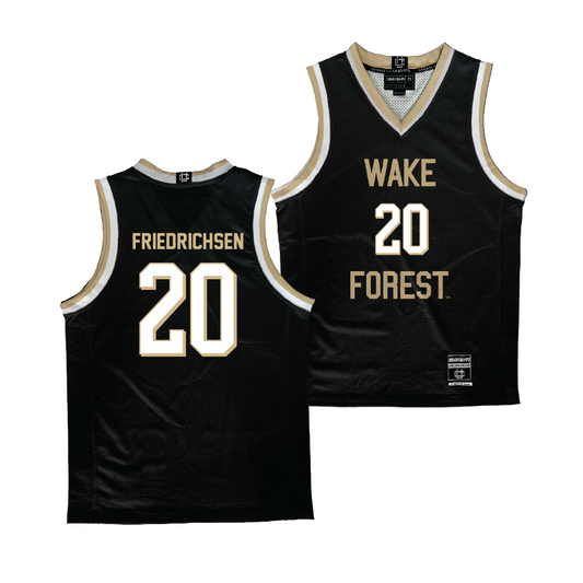 Wake Forest Men's Basketball Black Jersey - Parker Friedrichsen | #20
