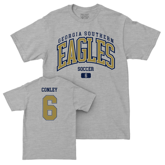 Georgia Southern Women's Soccer Sport Grey Arch Tee - Brianna Conley Youth Small
